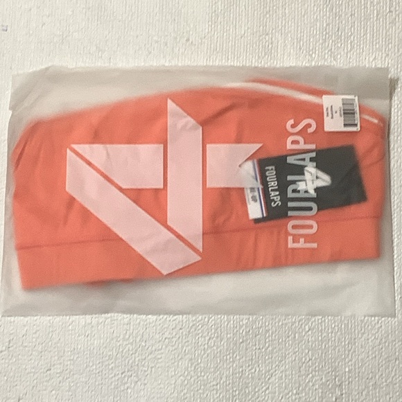 FOURLAPS SOLO BRA IN BLUSH/WHITE Women’s Size Medium - Picture 4 of 7